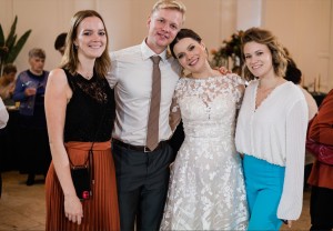 Icelandic - Hungarian wedding on the staircase